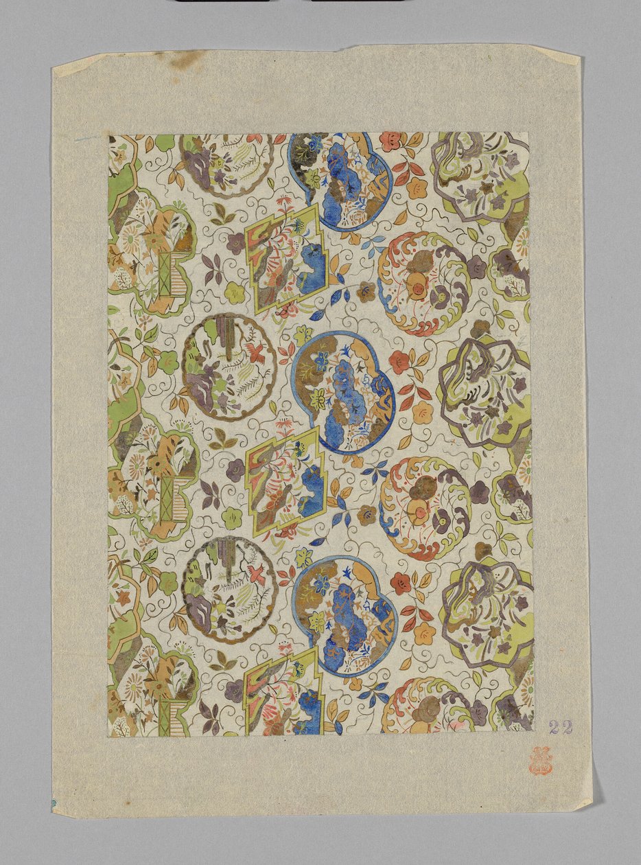 Design sur papier - Unknown artist