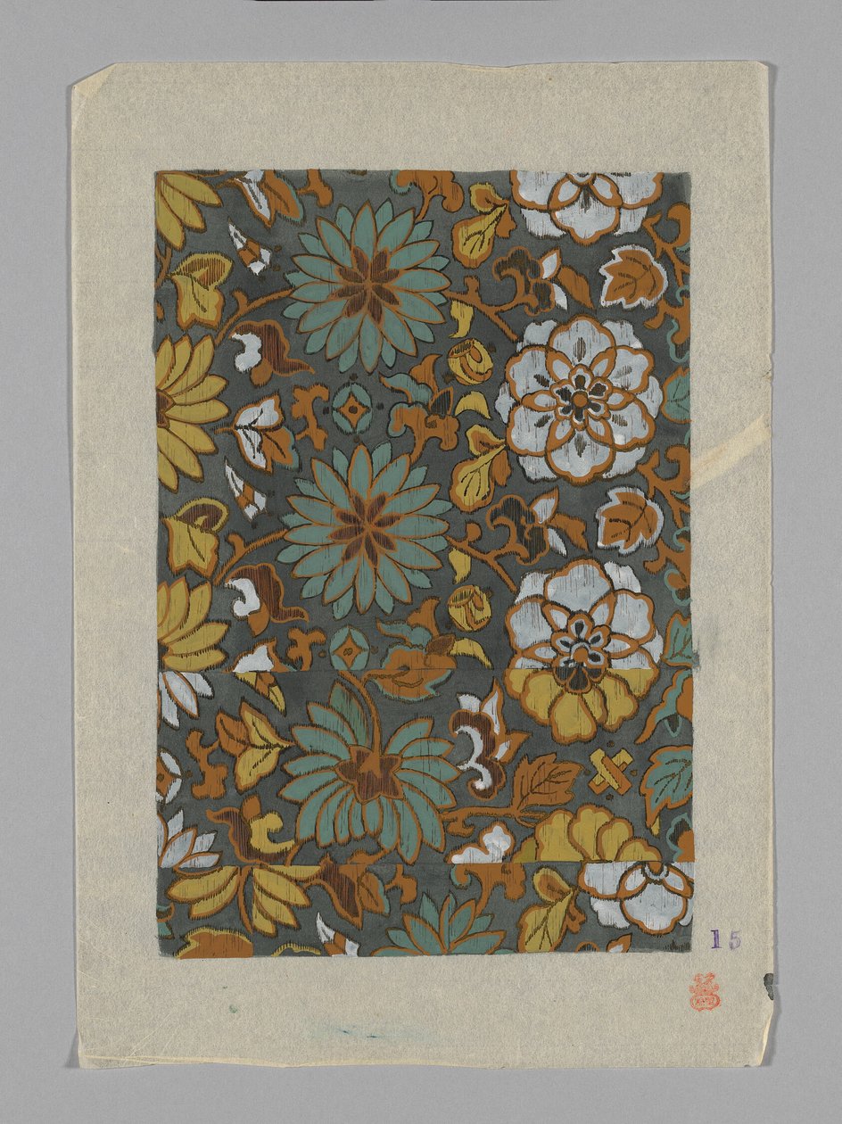 Design sur papier - Unknown artist