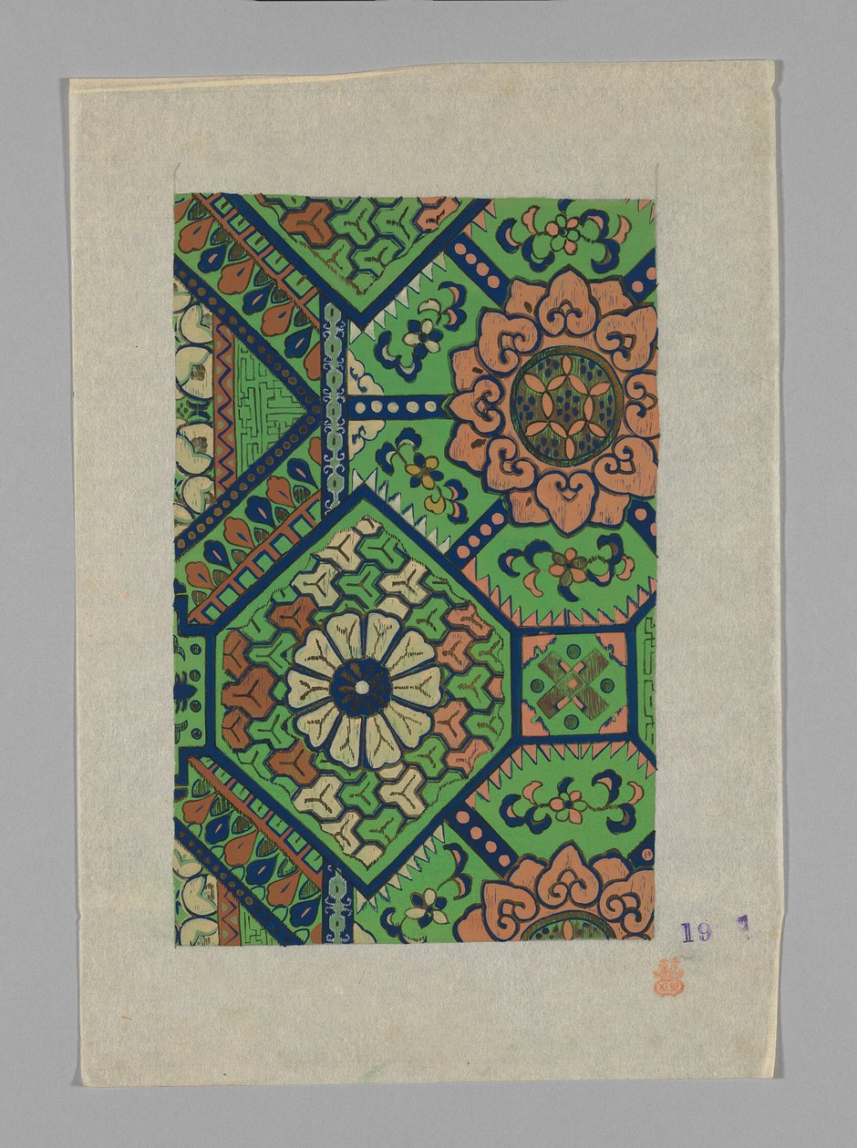 Design sur papier - Unknown artist