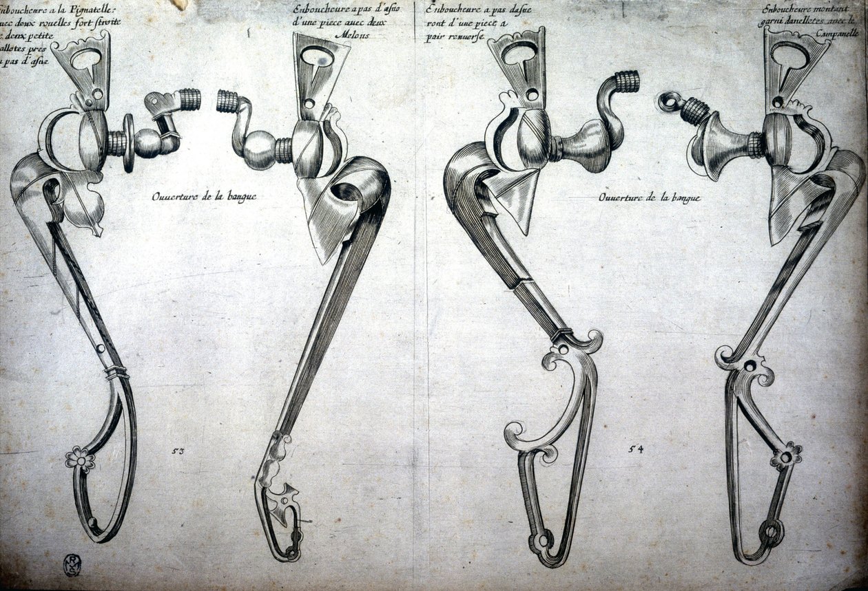Dessin de mors de cheval - Unknown artist