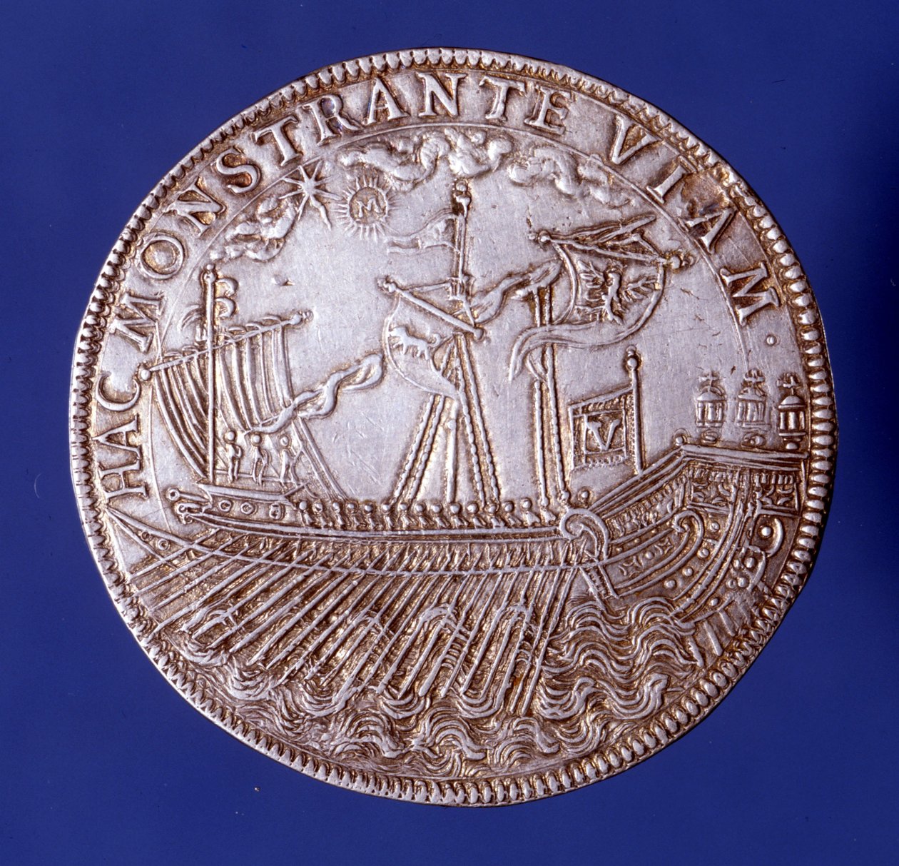 Ducat de Vincenzo Gonzaga (Vincent Gonzague) (1562 - 1612), duc de Mantoue représentant une galère. - Unknown artist