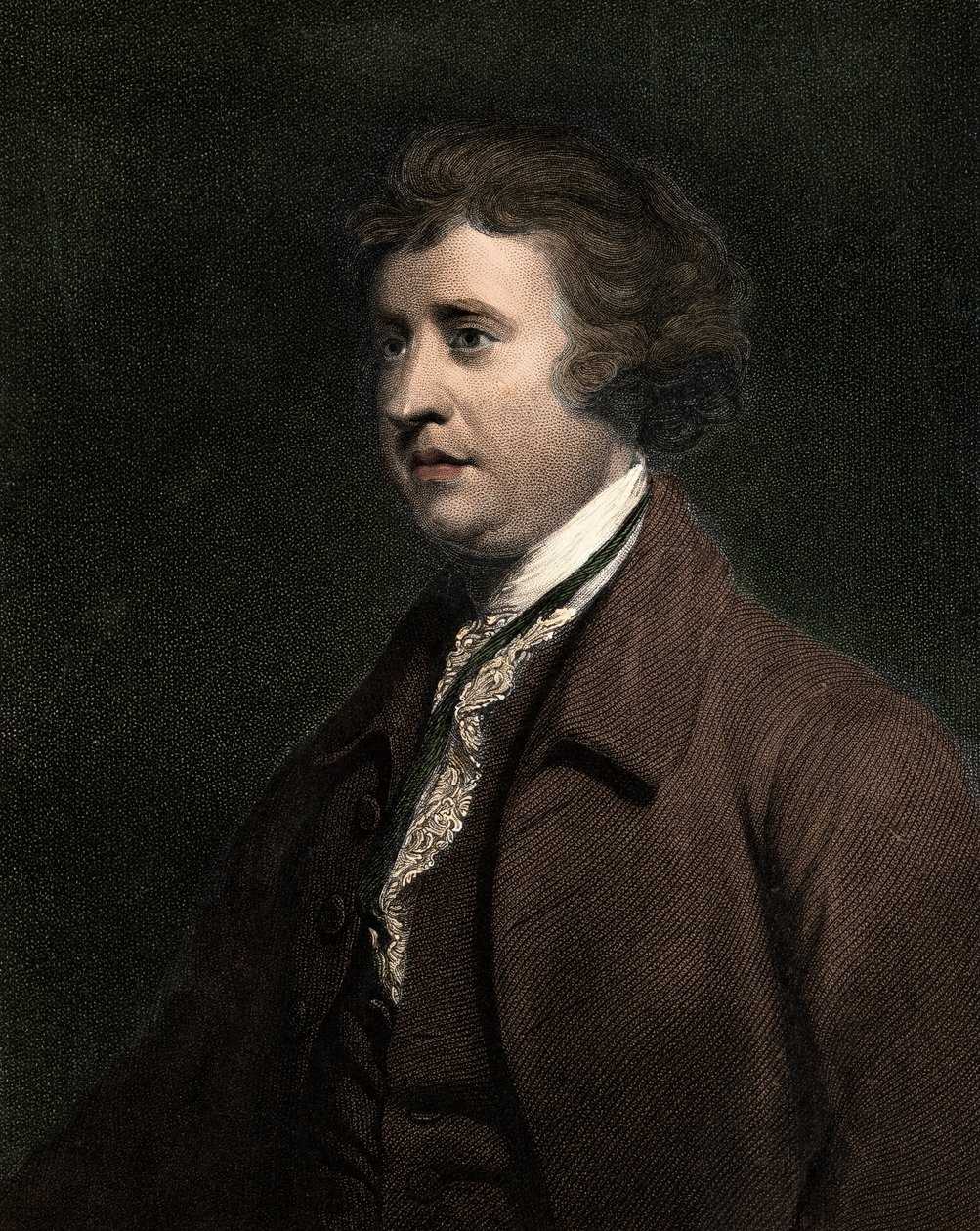 Edmund Burke 1729-1797 - gravure - 19ème siècle - Unknown artist