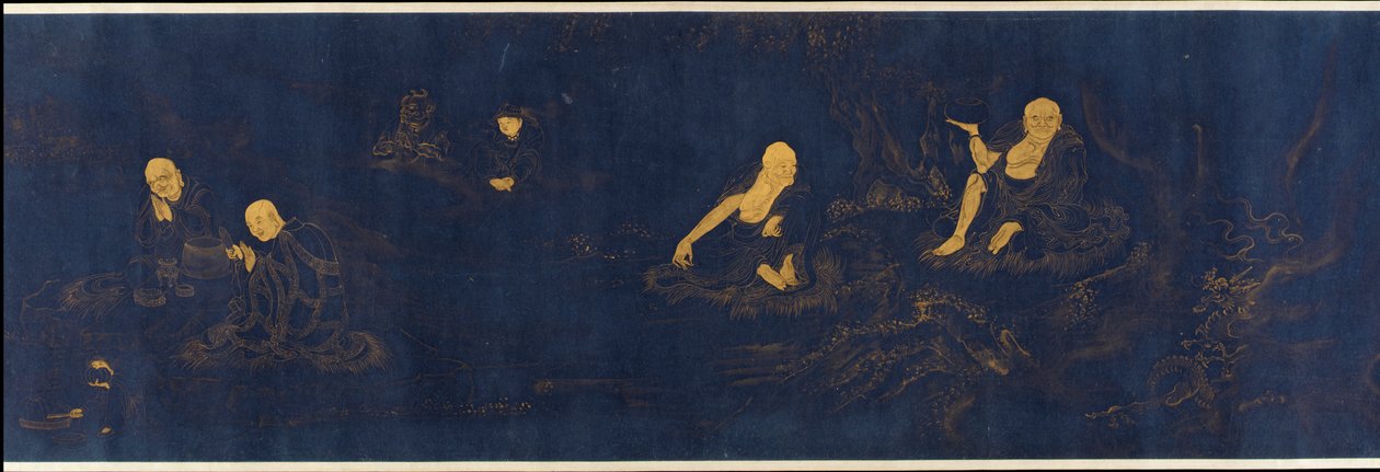 Dix-huit Luohans - Unknown artist