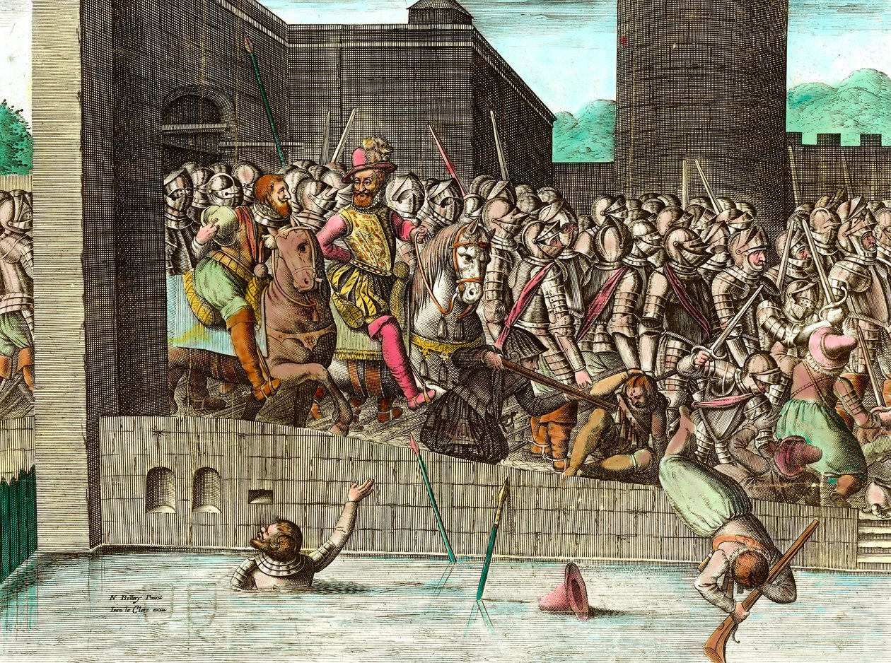 Entrée à Paris du roi Henri IV le 22 mars 1594 - Unknown artist