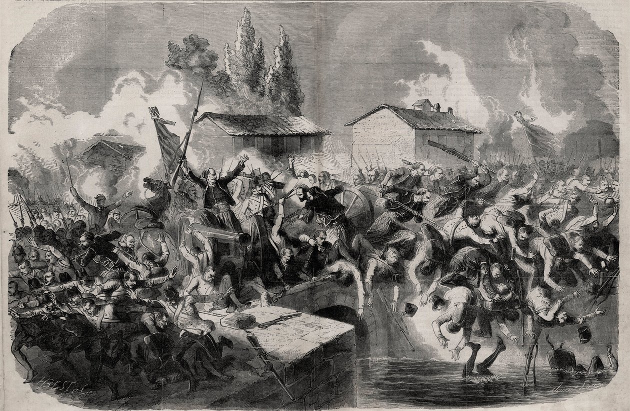 Épisode de la bataille de Palestro, 31 mai - Unknown artist