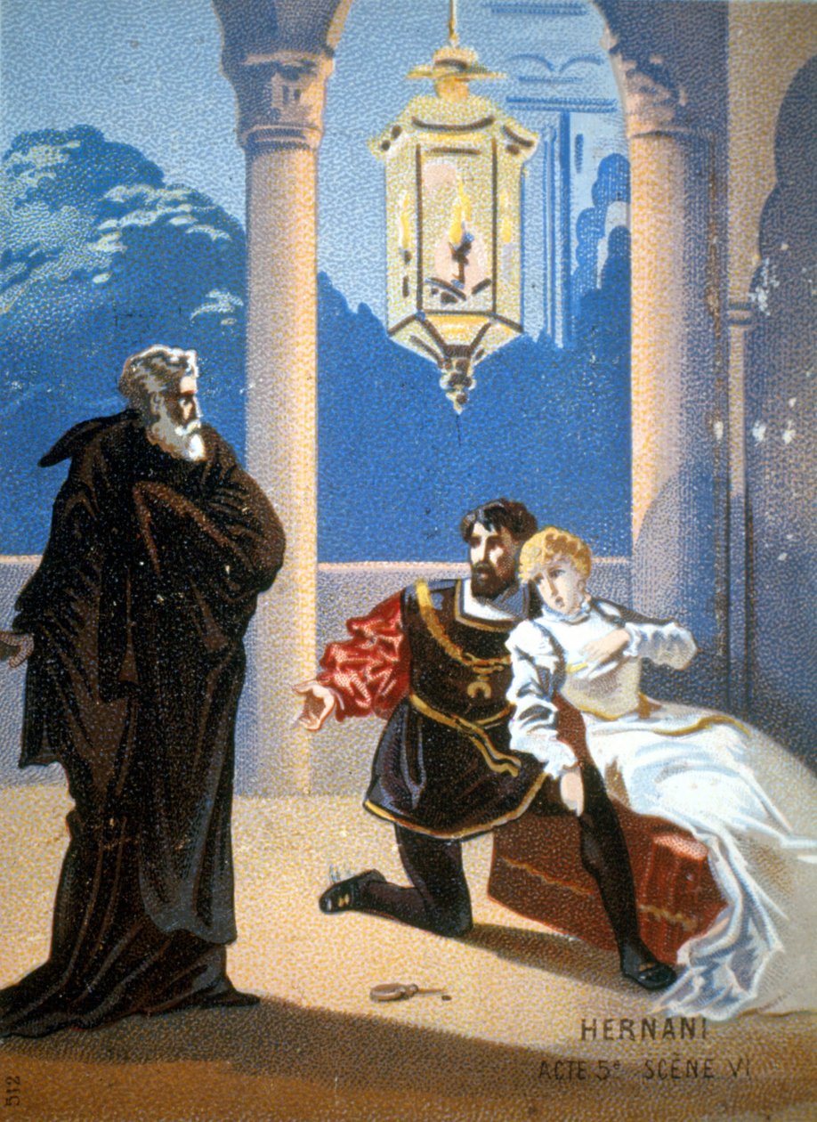 Ernani de Giuseppe Verdi, Acte V, Scène 6 - Unknown artist