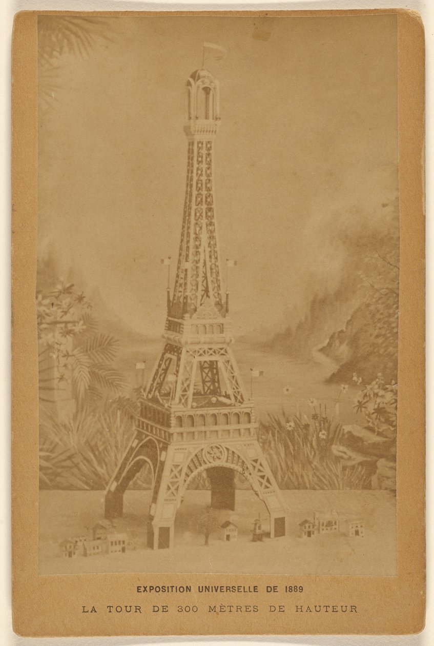 Exposition Universelle de 1889. La Tour De 300 Metres De Hauteur. - Unknown artist