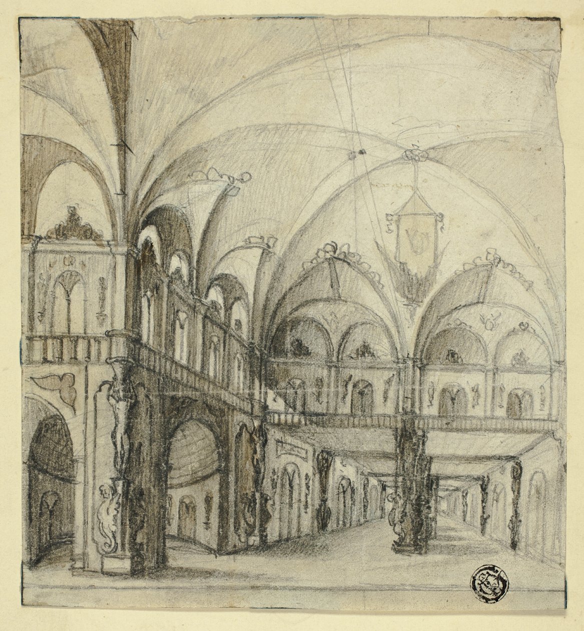 Intérieur fantastique - Unknown artist