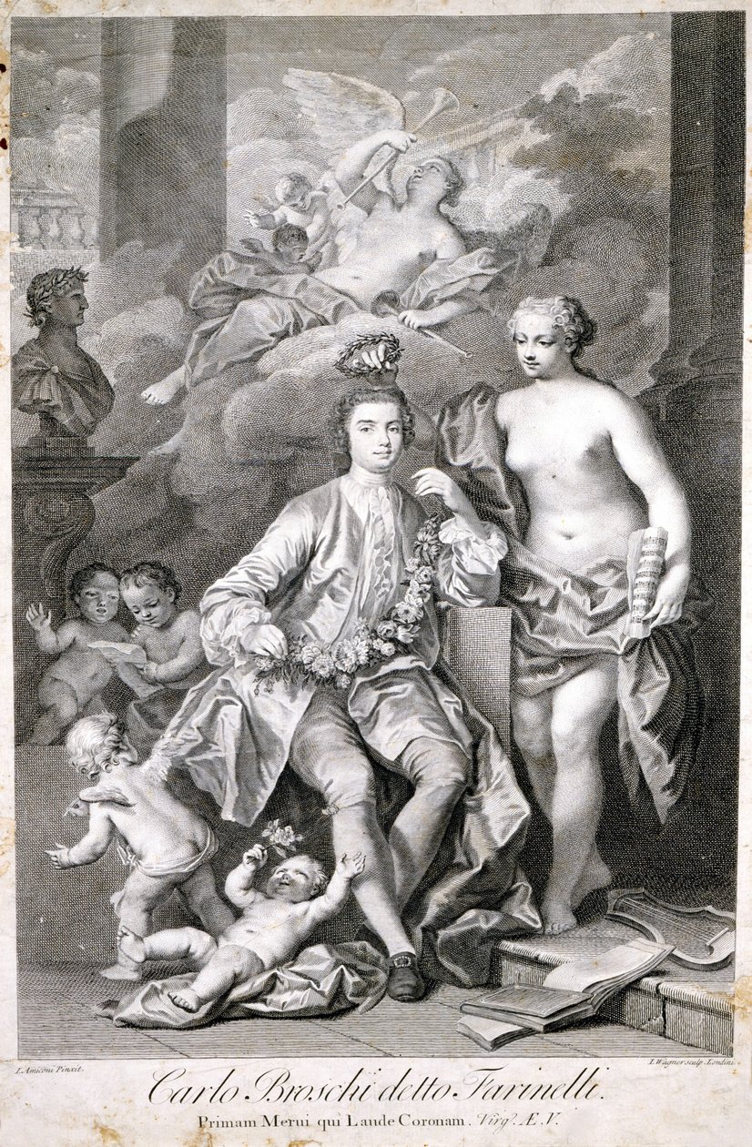 Farinelli (Carlo Broschi, dit; 1705 - 1782) - Unknown artist