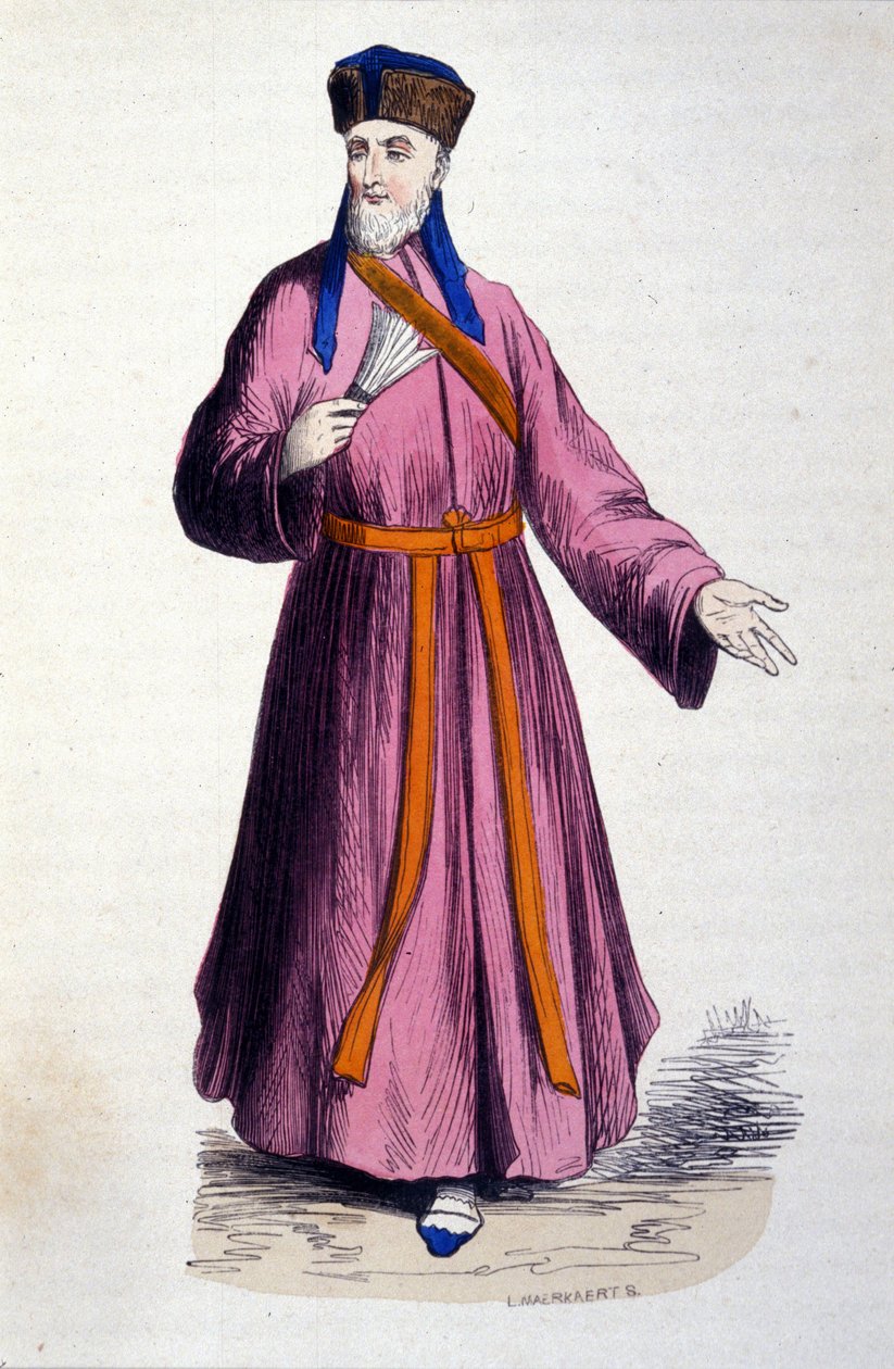 Père Matteo Ricci (1552-1610), jésuite italien, fondateur de la mission catholique en Chine - Unknown artist