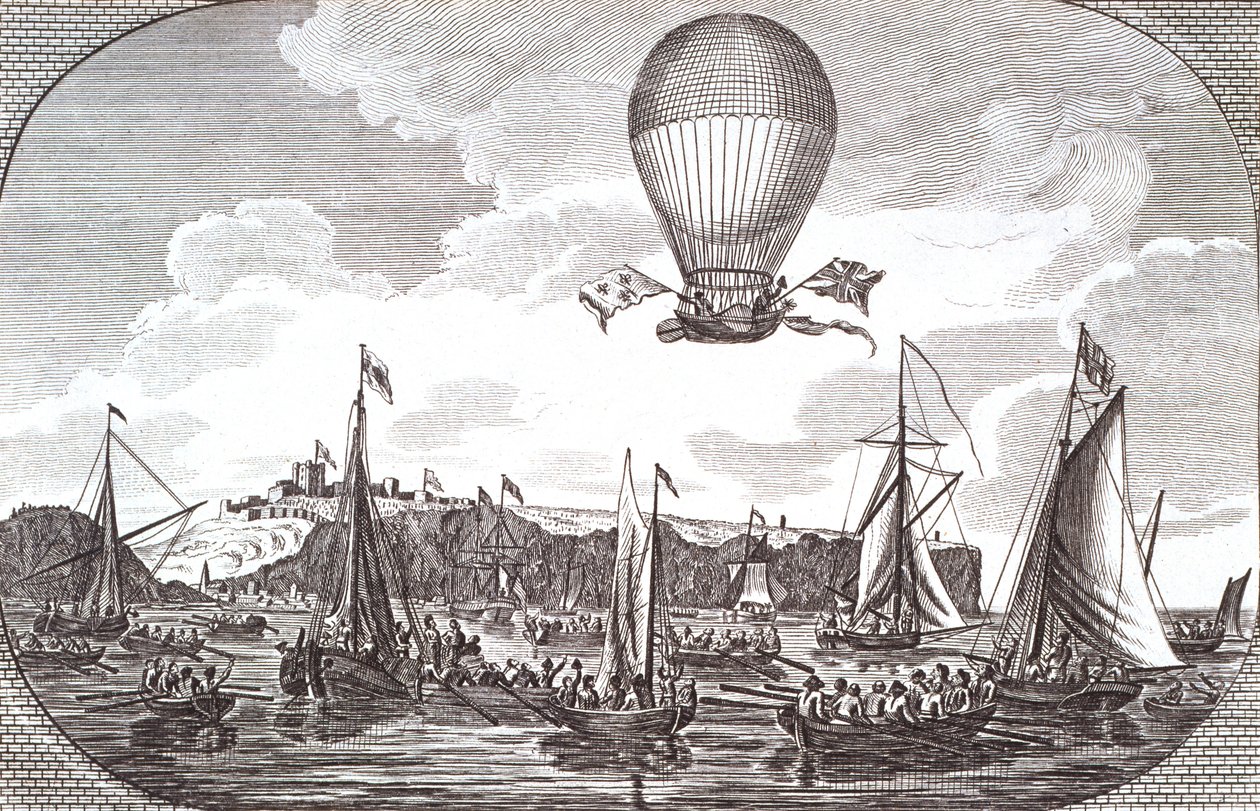 Première traversée aérienne de la Manche - Unknown artist