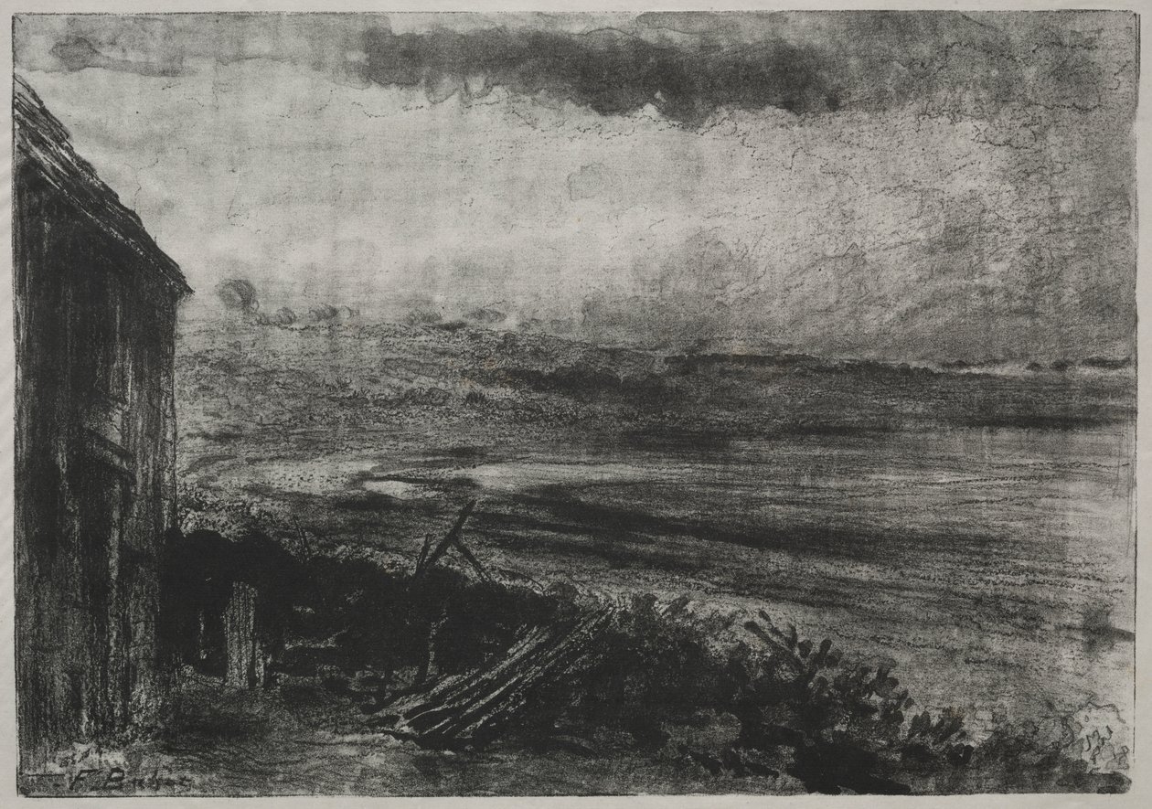 Chaumière de pêcheur - Unknown artist