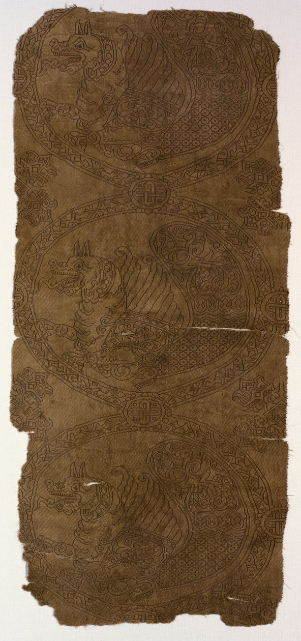 Fragment avec Senmurvs - Unknown artist