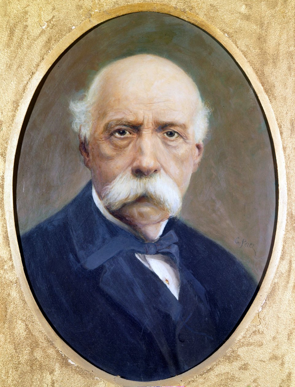 Francesco Crispi (1819-1901), homme politique italien. Peinture de G. Perez - Unknown artist