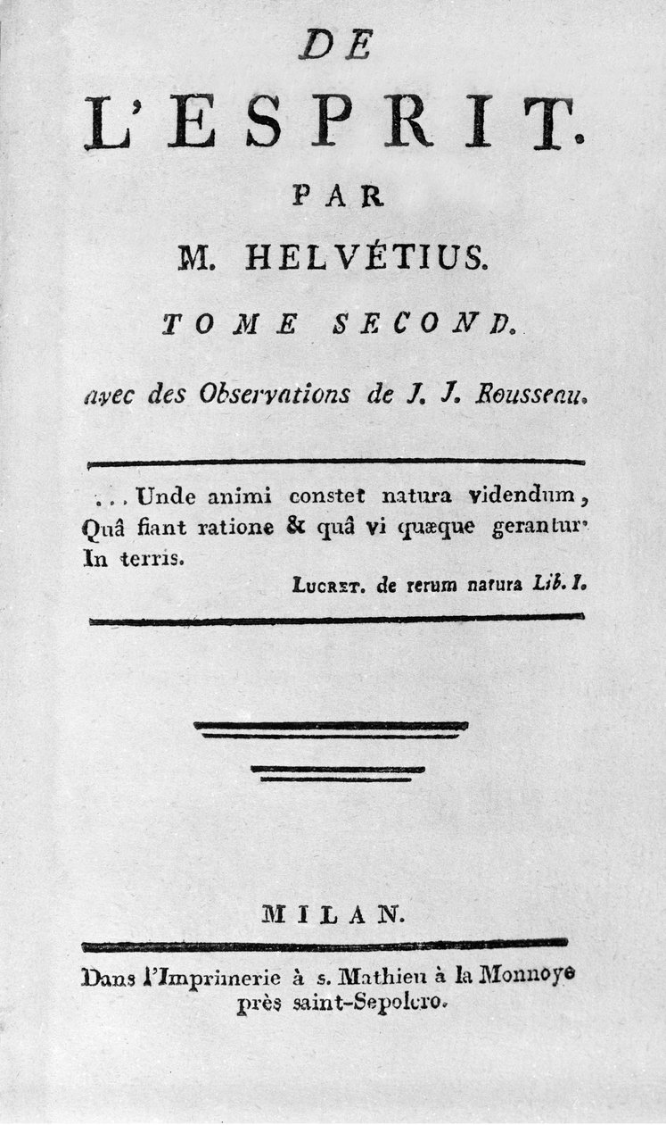 Frontispice de « De l