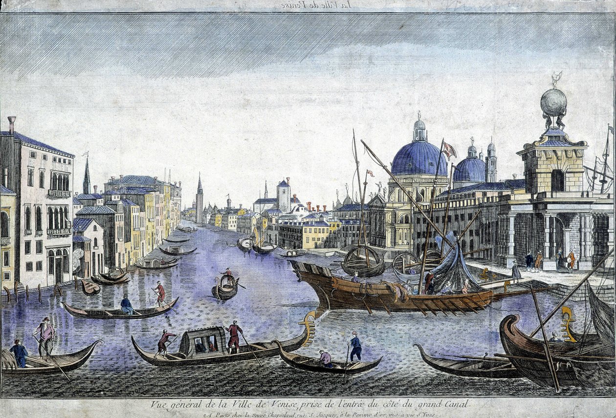 Vue générale de Venise - gravure - Unknown artist
