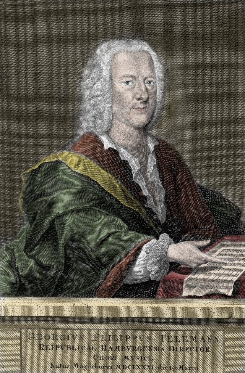 Georg Philipp Telemann (1681-1767), compositeur allemand - Unknown artist