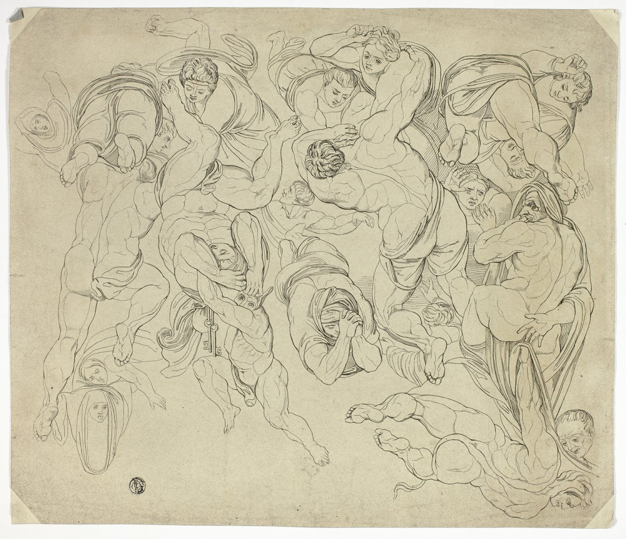 Groupe de figures - Unknown artist