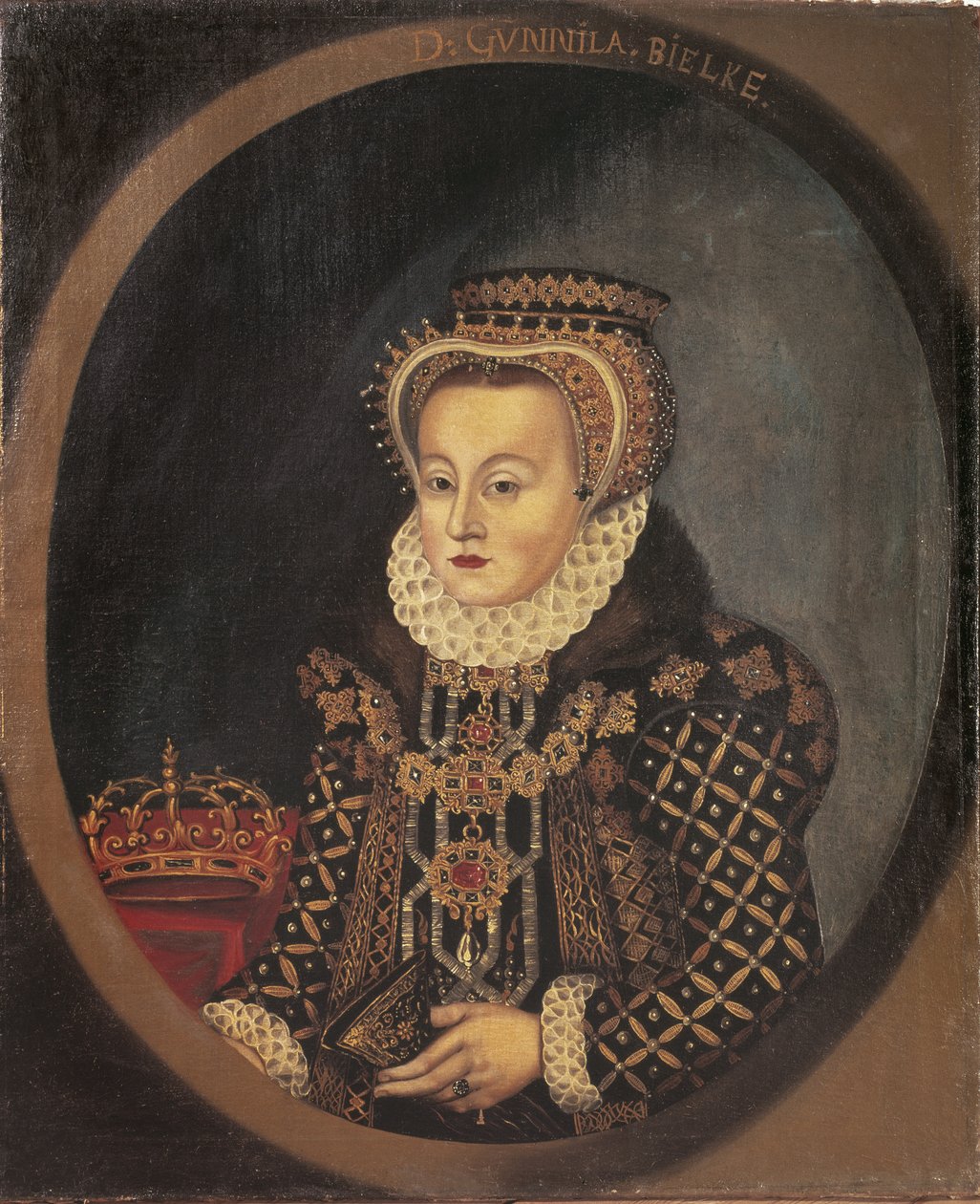 Gunilla Bielke, reine consort de Suède et Finlande - Portrait anonyme - Unknown artist