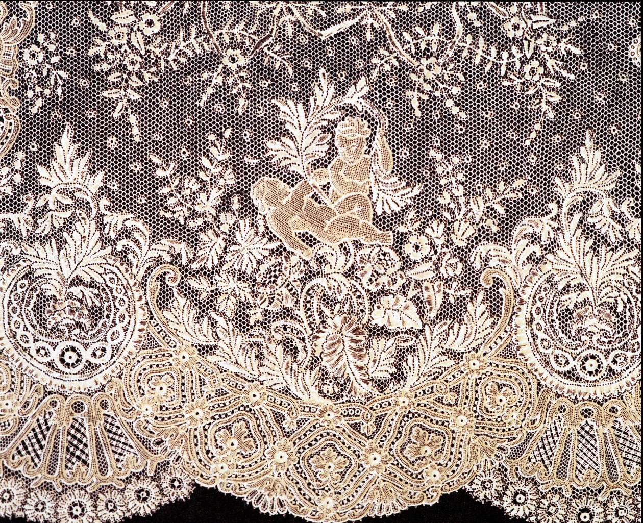 Mouchoir en dentelle de Bruxelles - Unknown artist