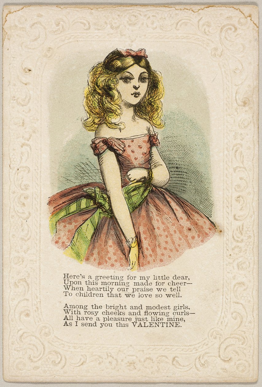 Voici des vœux pour ma petite chérie (valentin) - Unknown artist