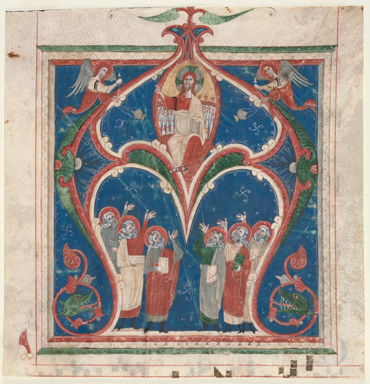 Initiale historiée (A) extraite d
