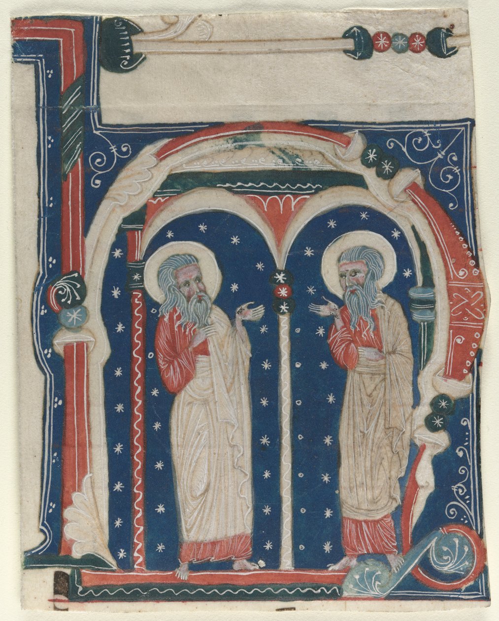 Initiale historiée (H) extraite d