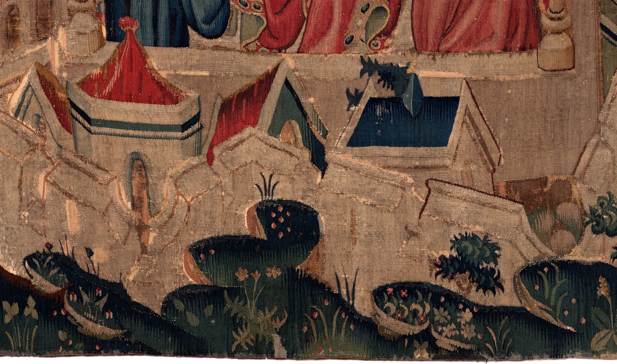 Histoire de Saint Piat et Saint Eleuthère, Scène 9 Saint-Éleuthère est confirmé comme évêque de Tournai (Au boin saint l