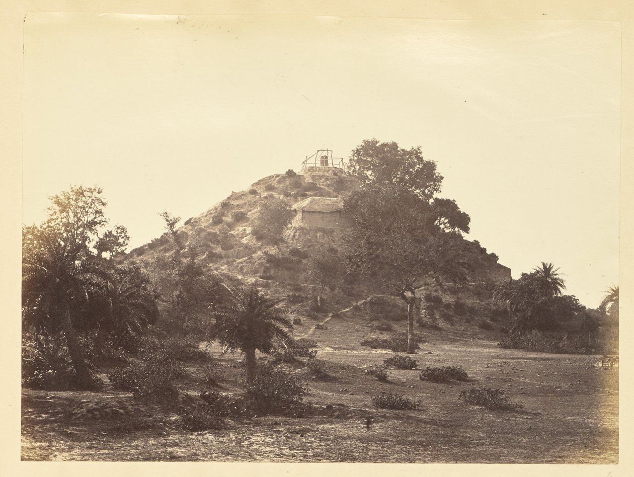 [Hutte à flanc de colline, Inde] - Unknown artist