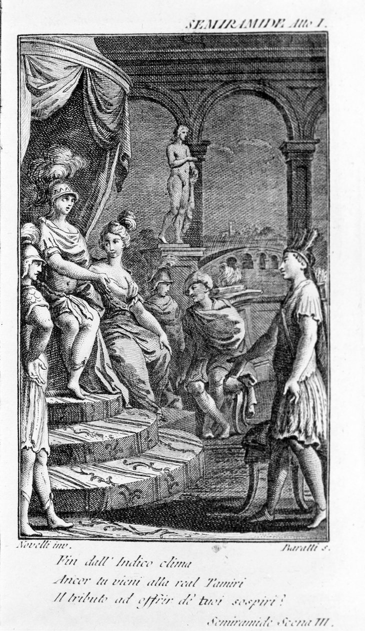 Illustration de Sémiramis, opéra d