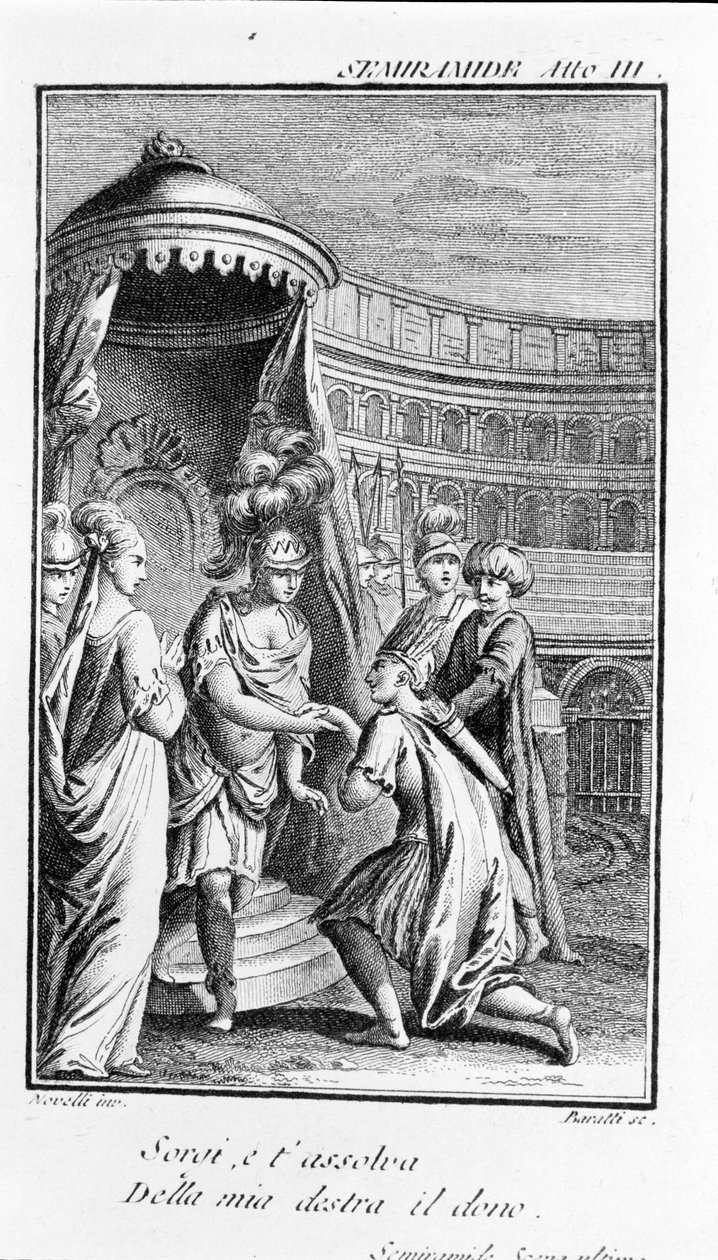Illustration de Sémiramis, opéra d