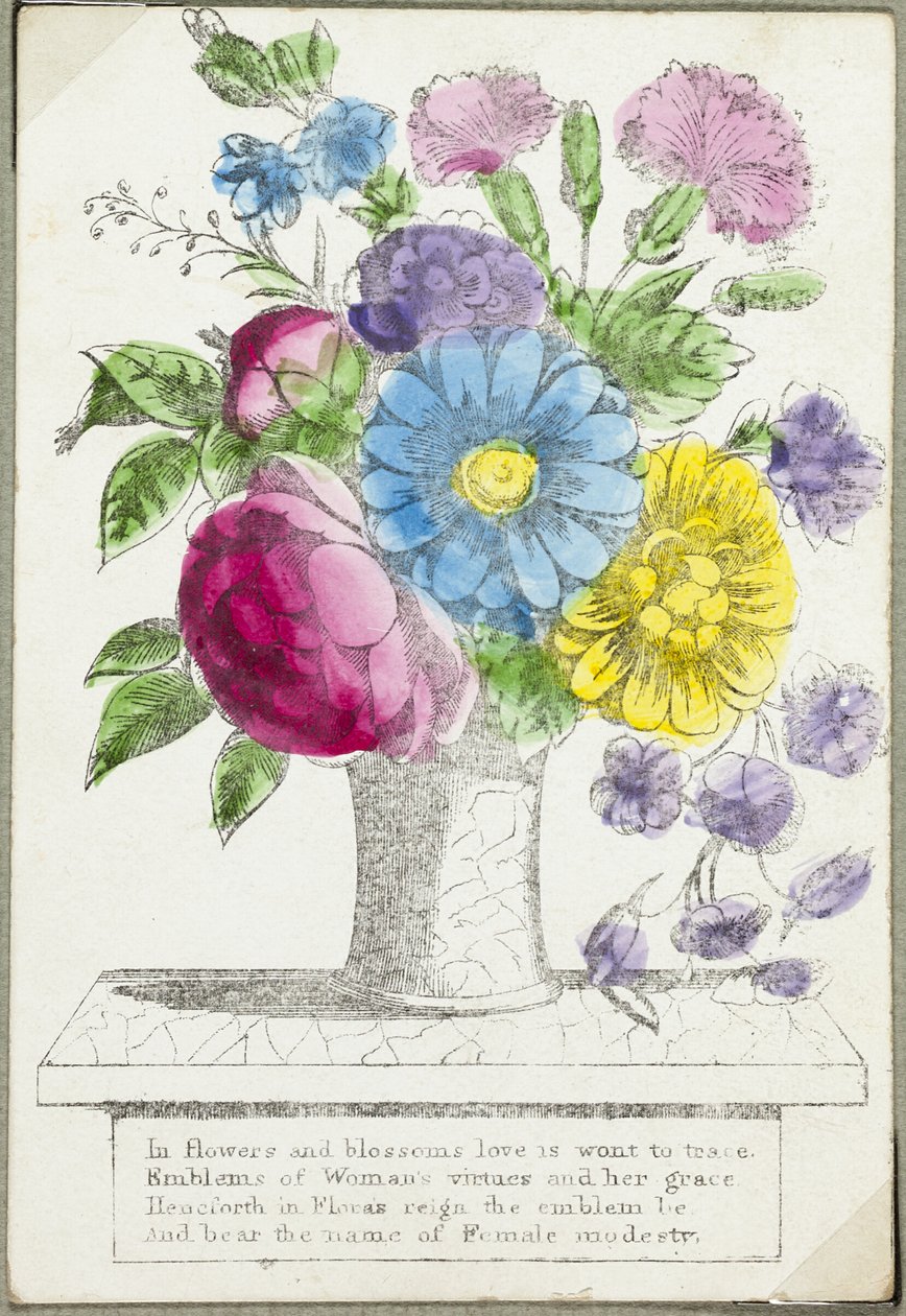 Dans Flowers and Blossoms (valentin) - Unknown artist