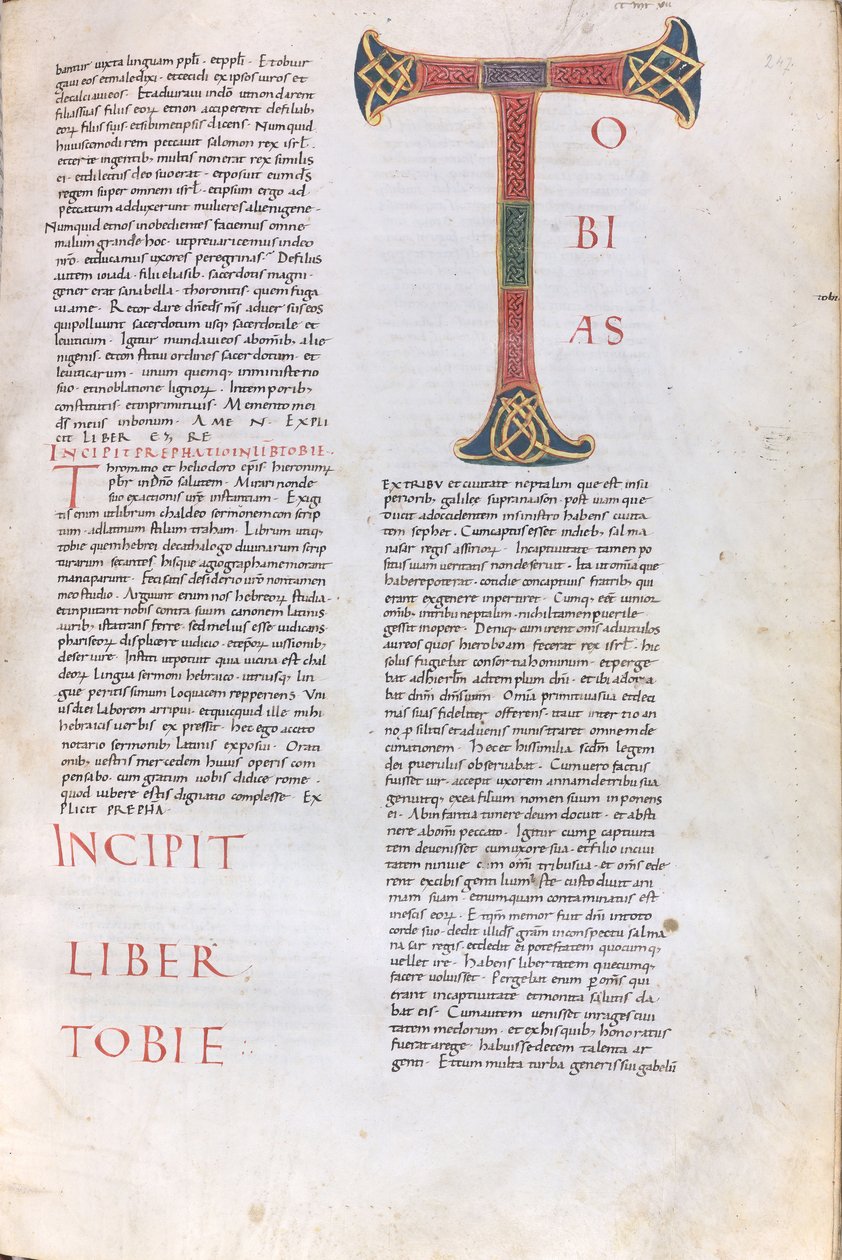 Incipit du livre de Tobie - Unknown artist