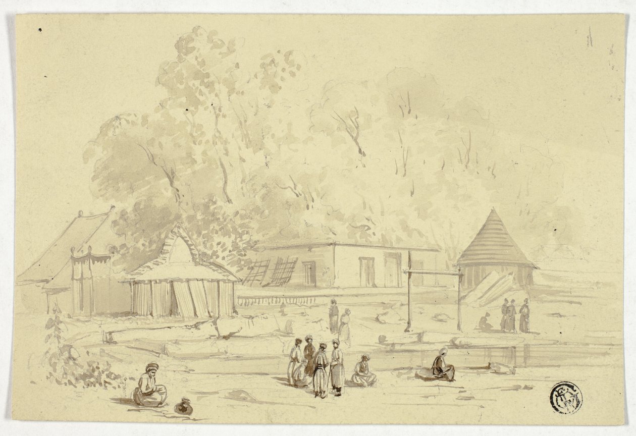 Village indien au bord d