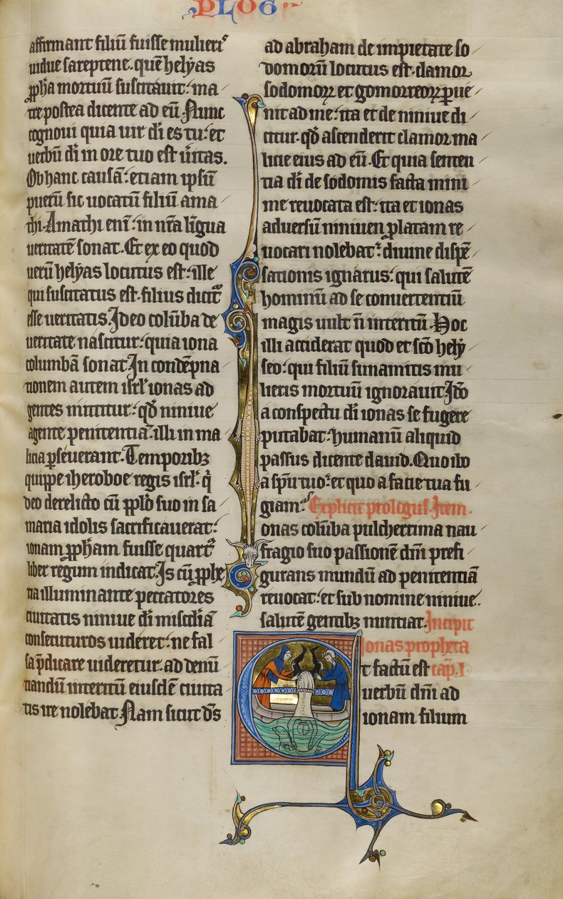 Initial E : Jonas jeté dans la mer - Unknown artist