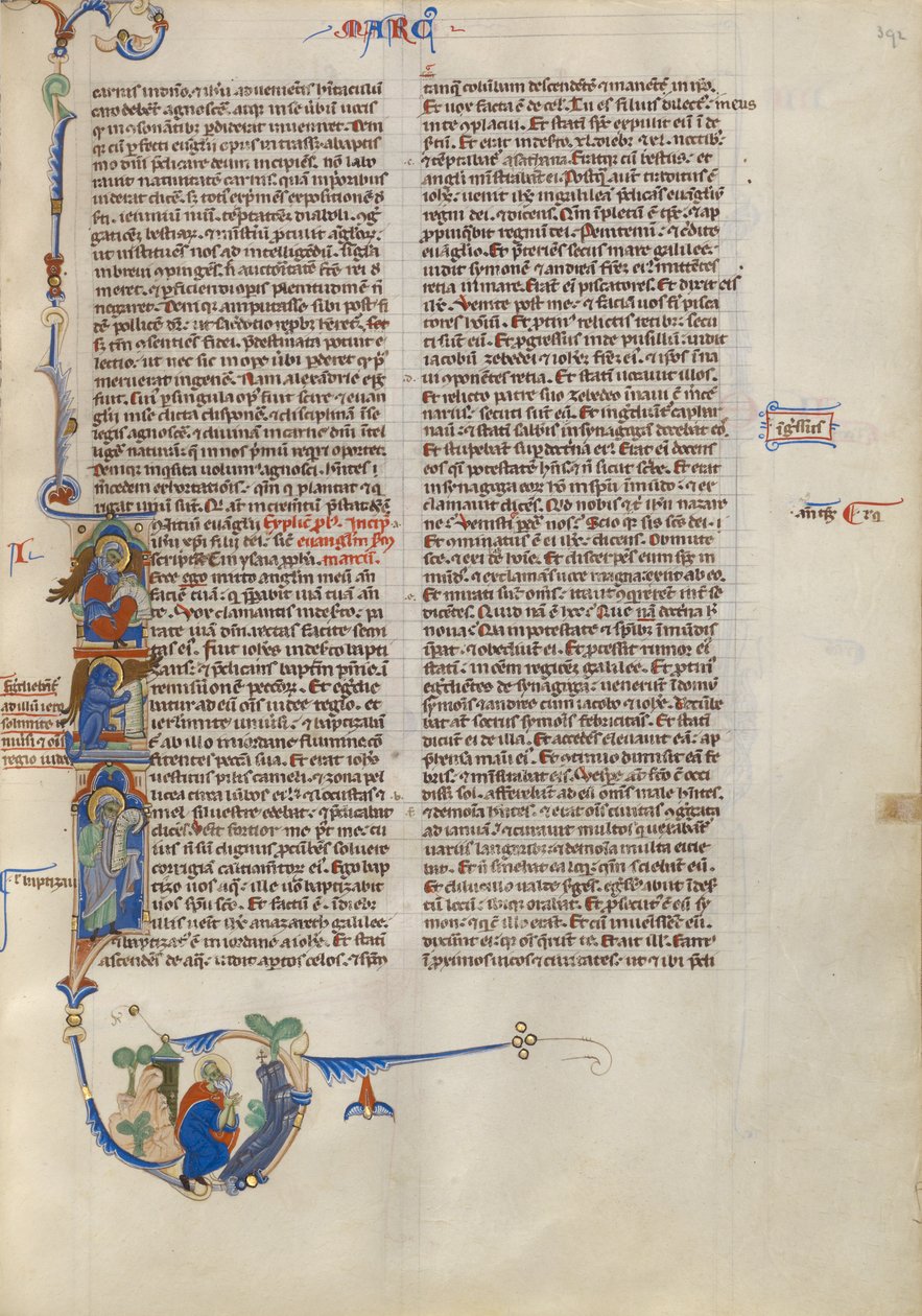 Initial I : Saint Marc - Unknown artist