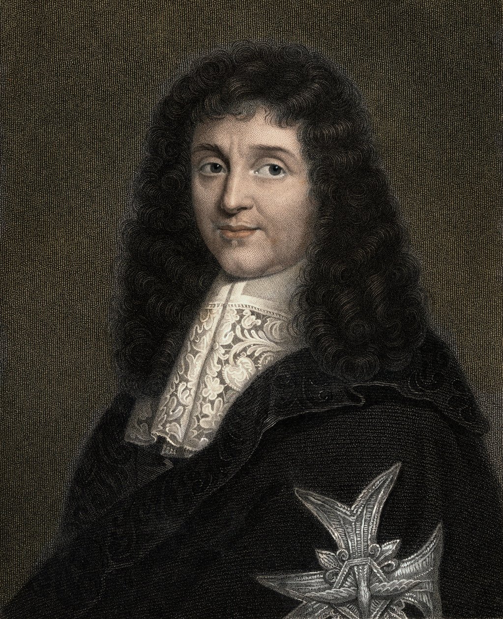 Jean Baptiste (Jean-Baptiste) Colbert 1619-1683 - gravure - 19ème siècle - Unknown artist