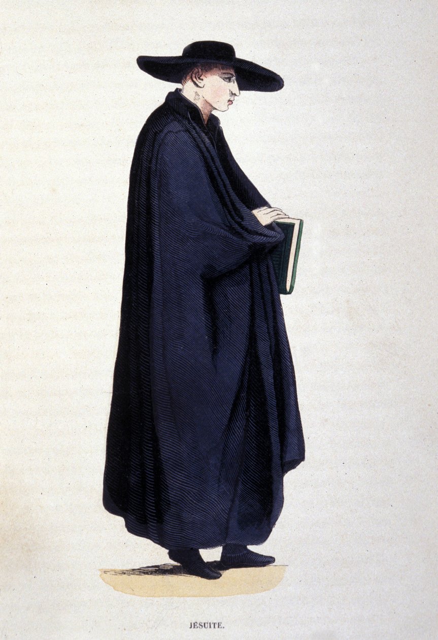 Jésuite. Gravure d