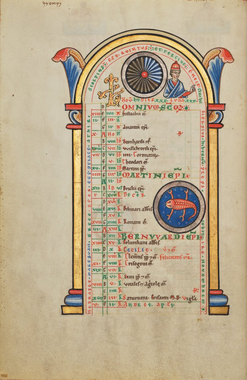Jupiter ( ); Signe zodiacal du Scorpion - Unknown artist