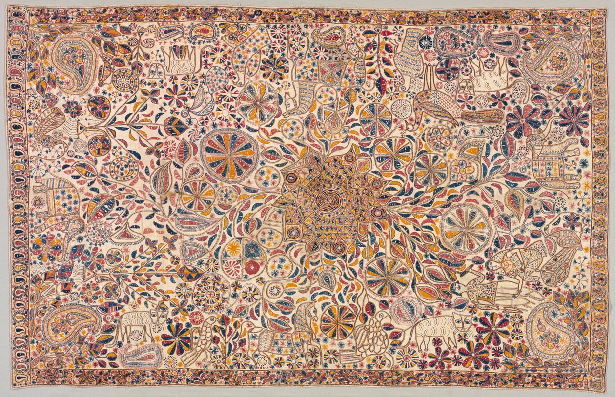 Kantha (courtepointe de cérémonie) - Unknown artist