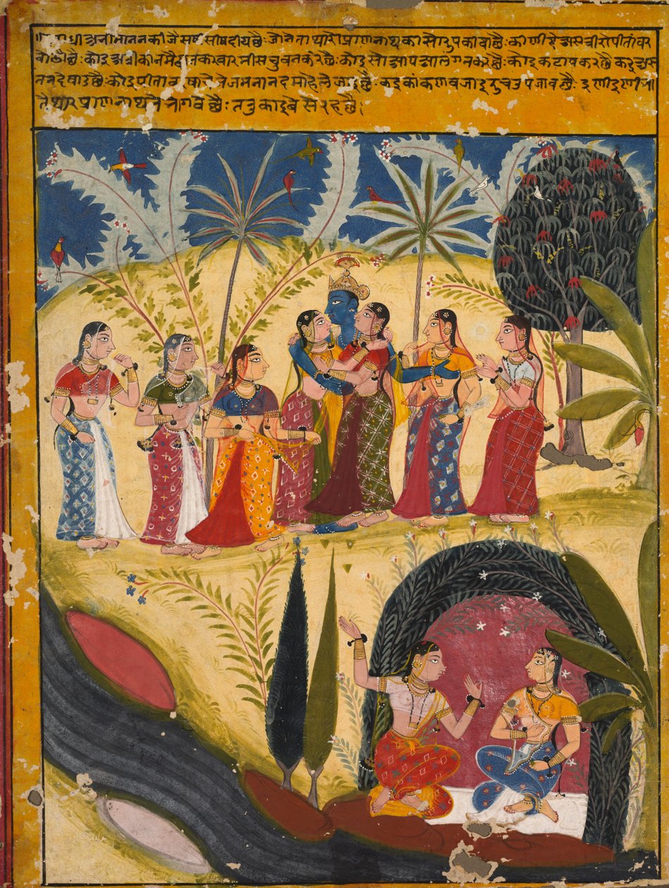 Krishna et les Gopis - Unknown artist