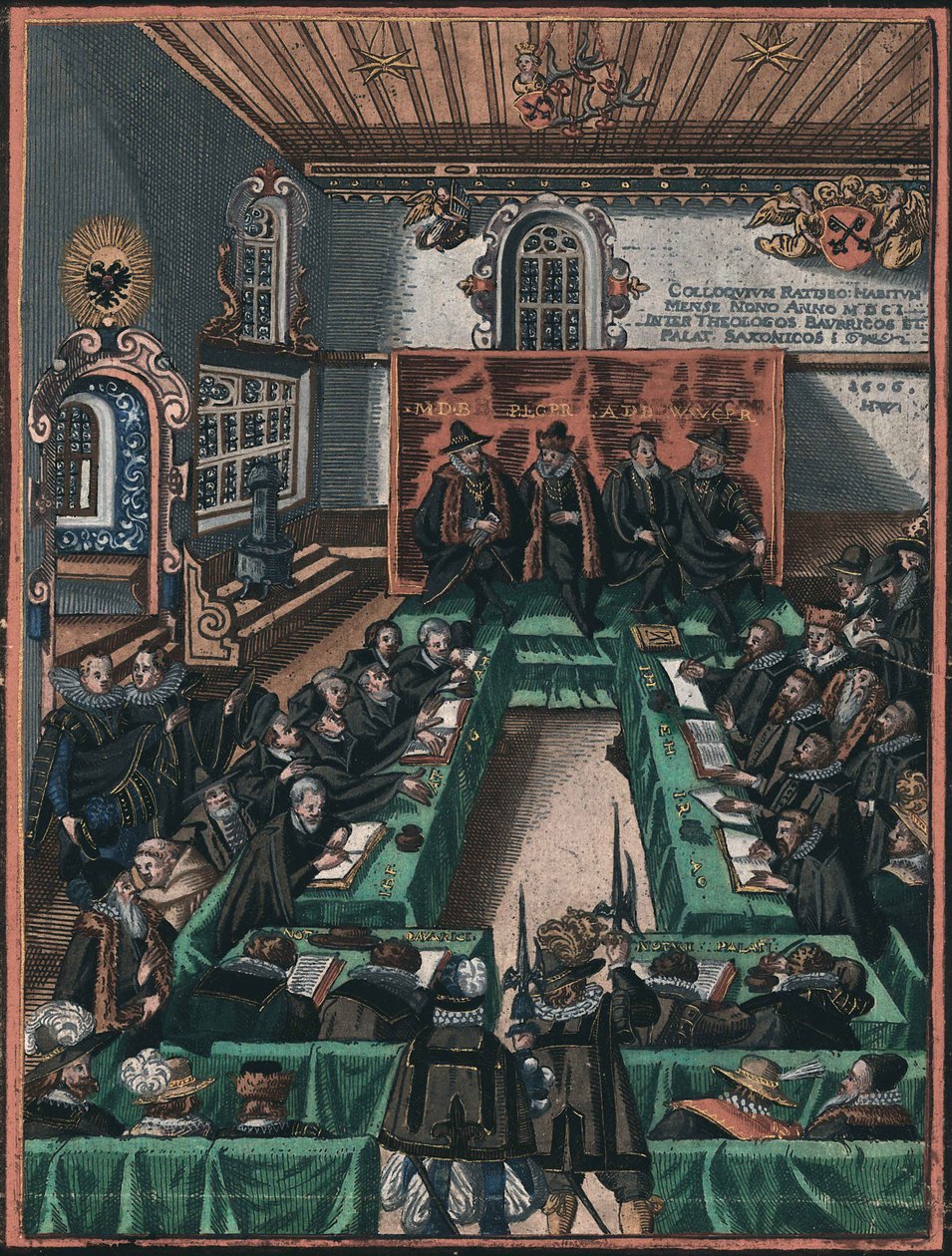 La conférence religieuse de Ratisbonne en 1601 - Unknown artist