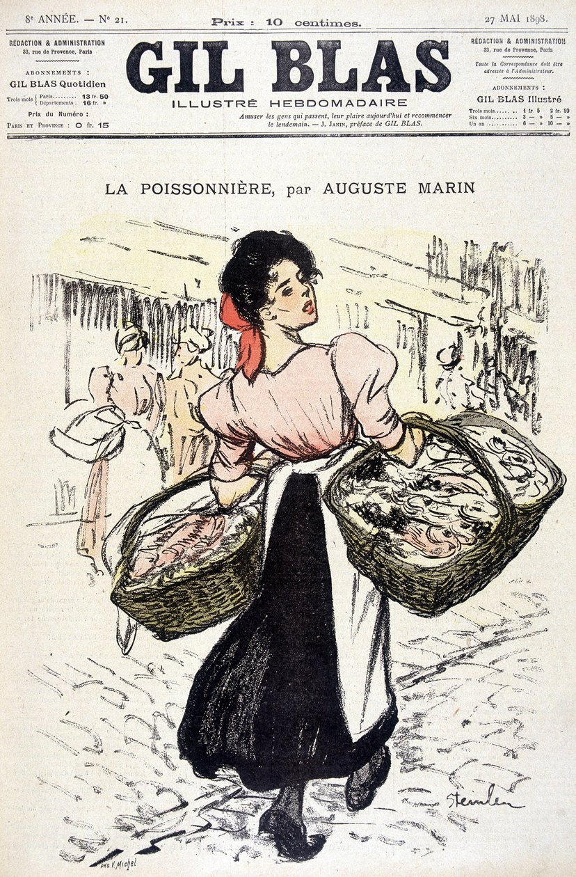 La poissonnière - Unknown artist