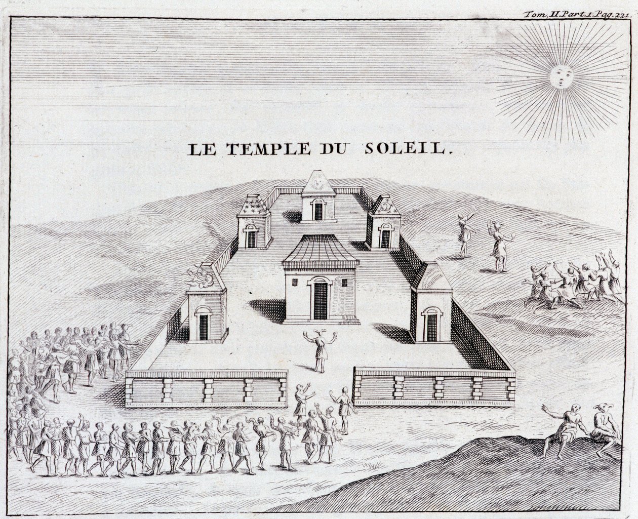 Le Temple du soleil - dans « Voyage historique de l