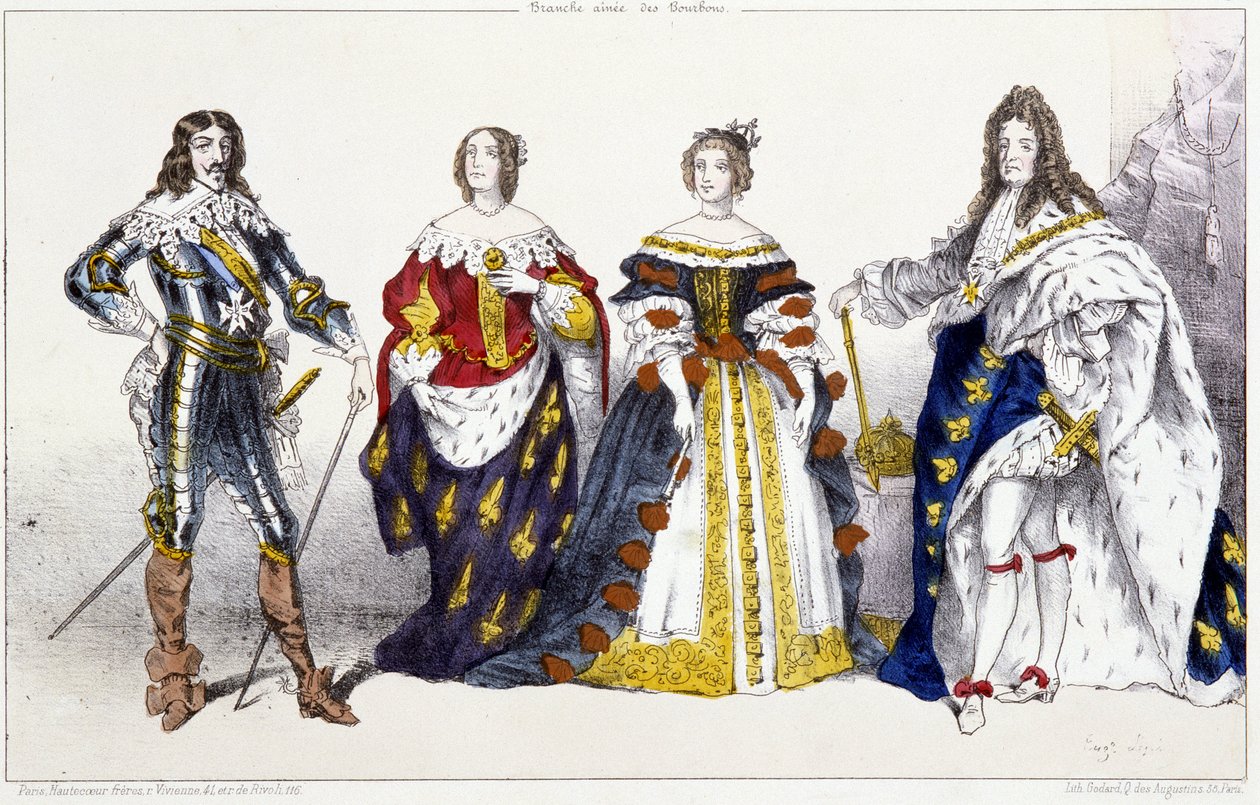 Les Bourbons : Louis XIII (1601-1643) et Anne d