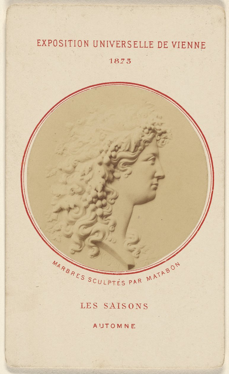 Les Saisons. Automne. Marbres Sculptes Par Matabon. - Unknown artist