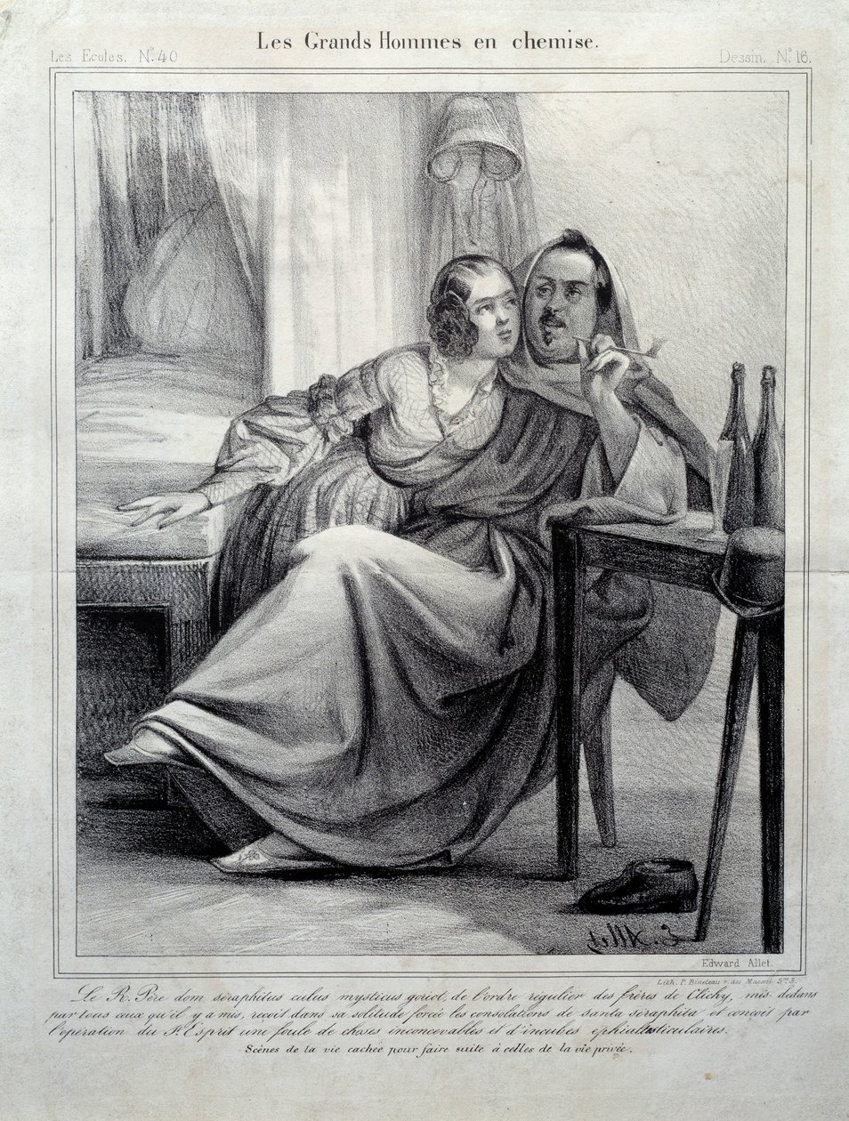 Les grands hommes en chemise (Représentation de l
