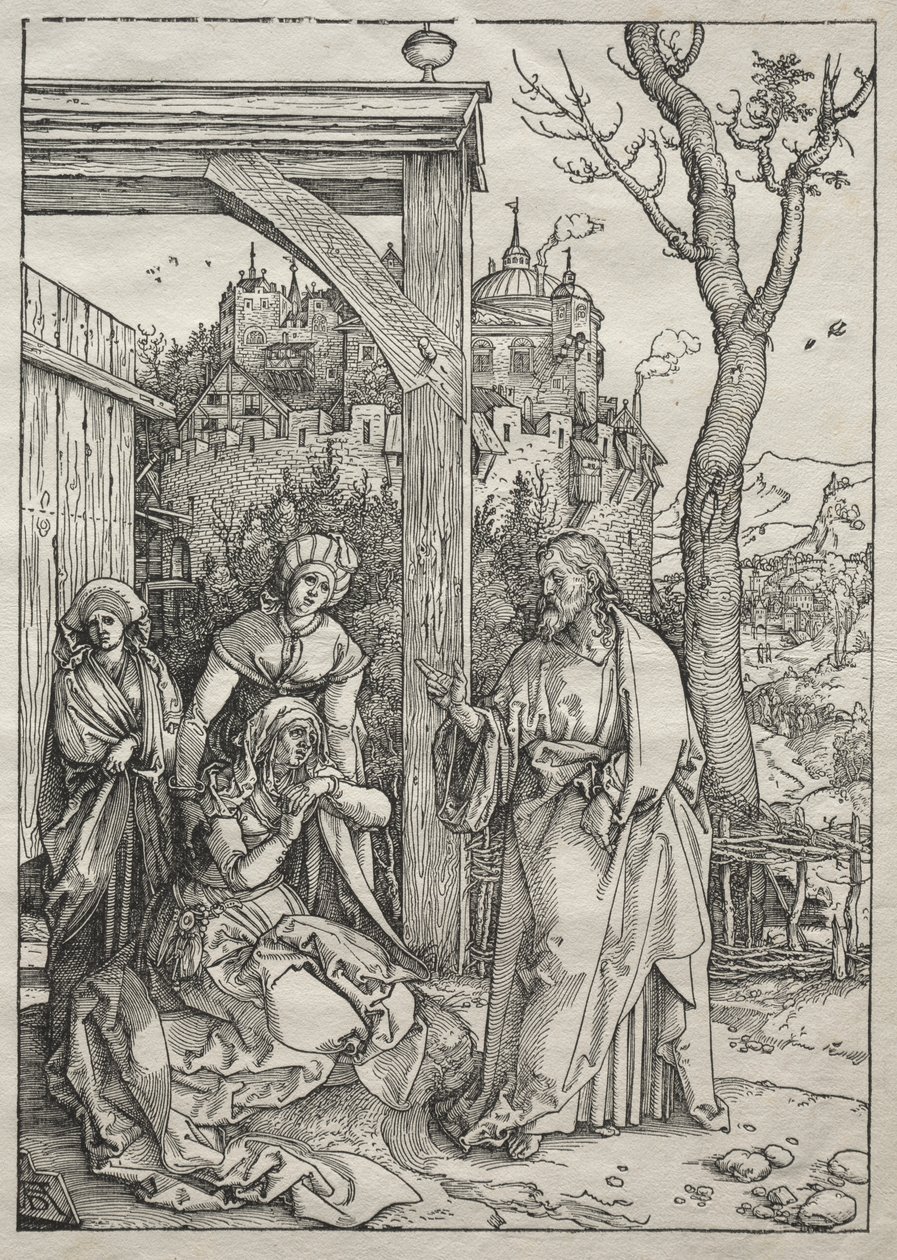 Vie de la Vierge : Le Christ prenant congé de sa mère - Unknown artist