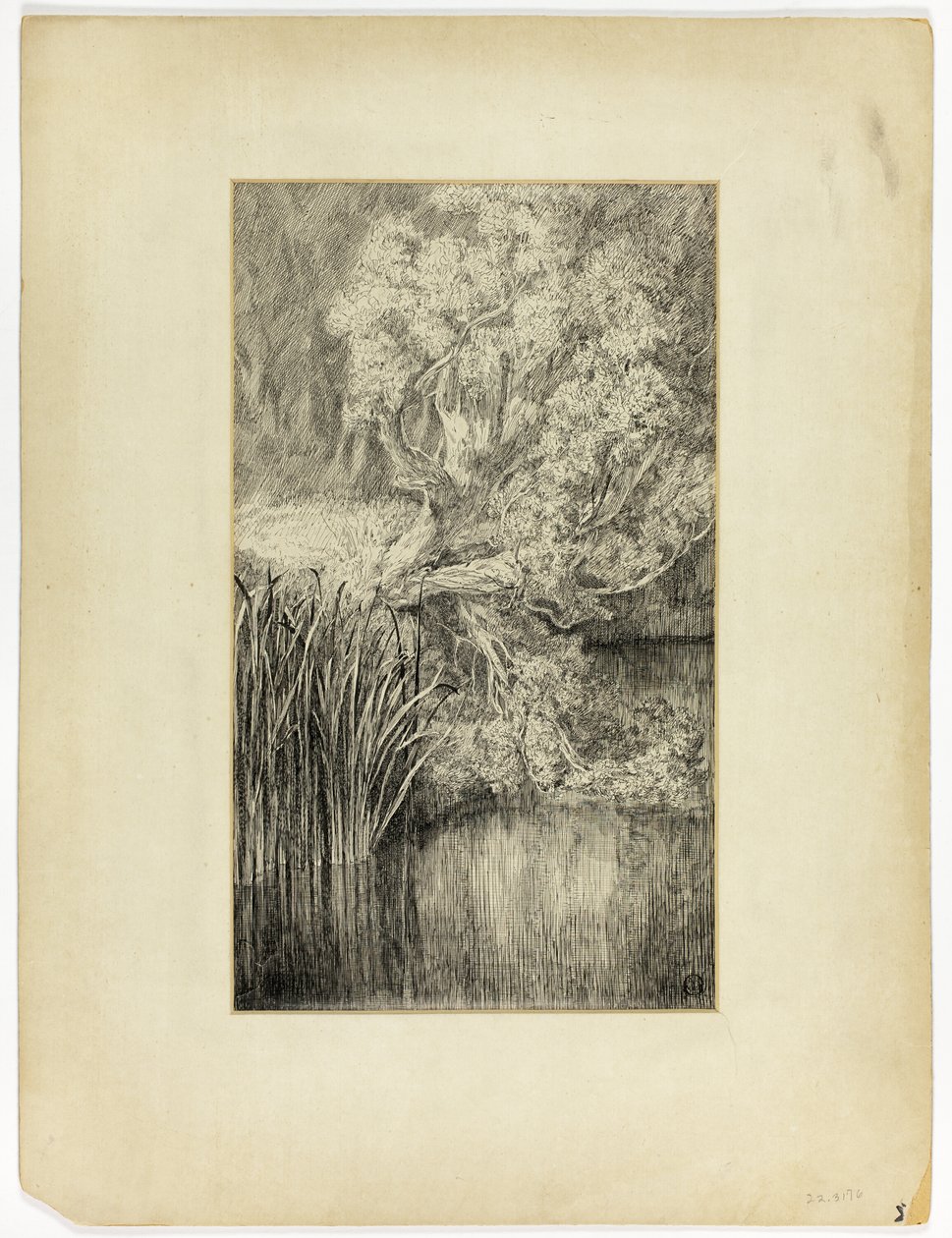 Petit étang dans les bois - Unknown artist