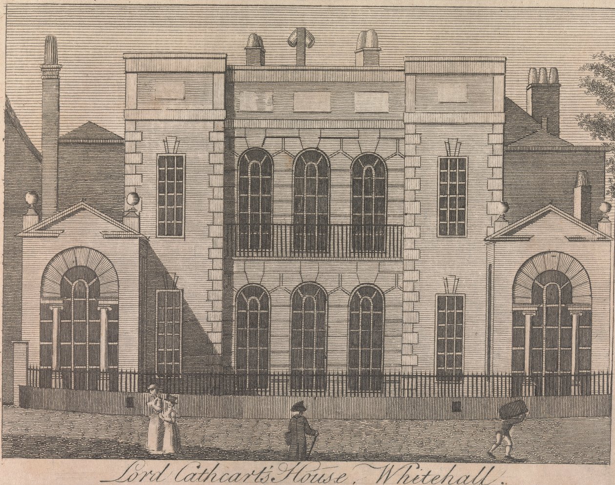 Maison de Lord Cathcart, Whitehall; page 58 (Volume Un) - Unknown artist
